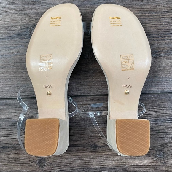 NWOB Raye Wildfire Sandals in Neutral - Picture 9 of 11